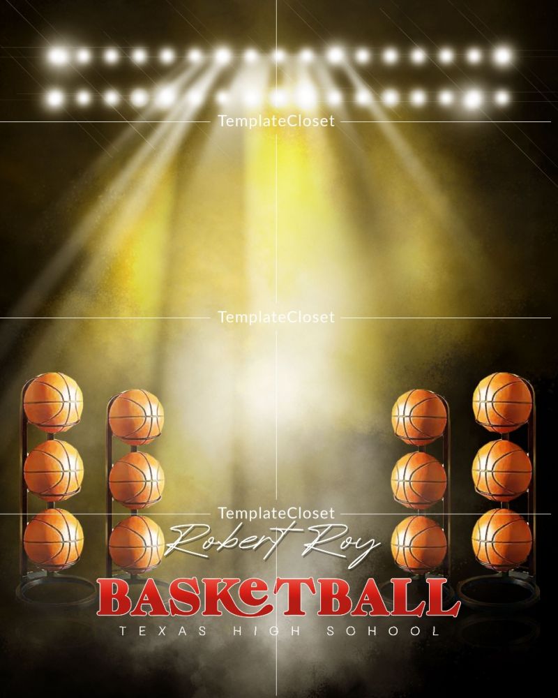 Basketball Game Day Photography Poster