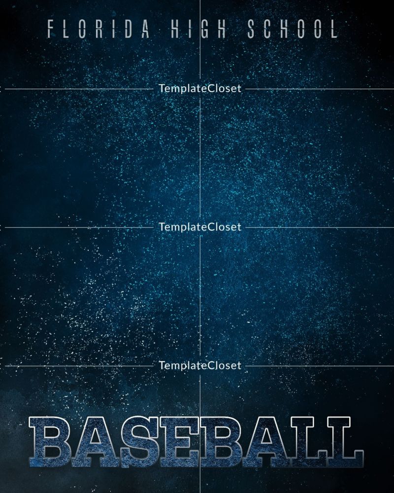 Baseball Sports Team Photography Template