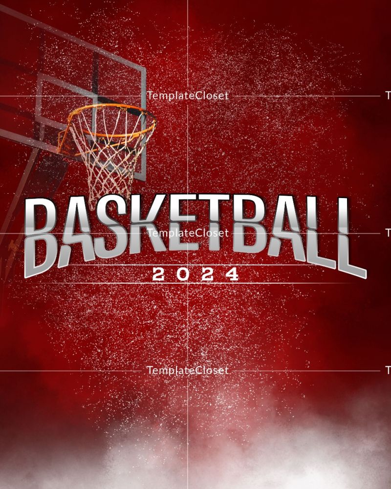 Basketball Game Day Photography Poster