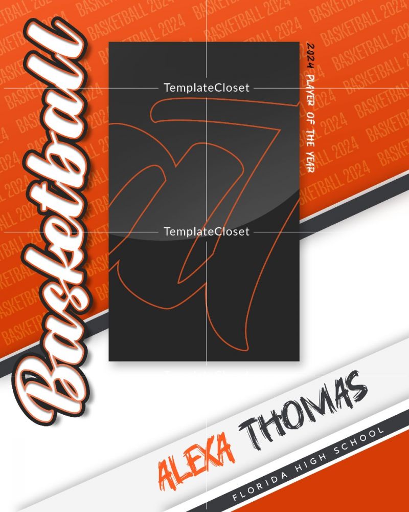 Basketball Game Day Photography Poster