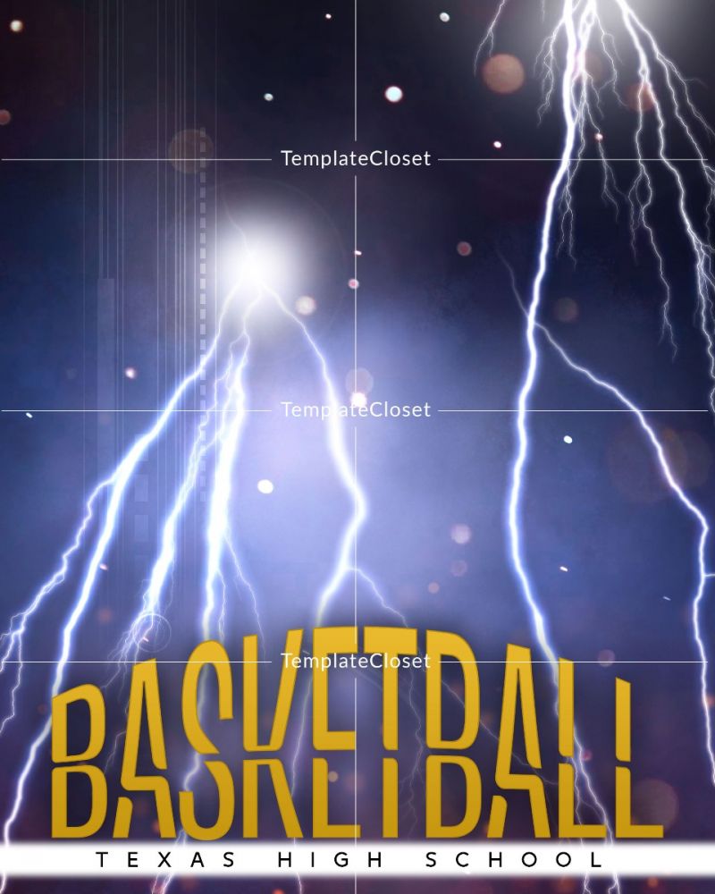 Basketball Game Day Photography Poster