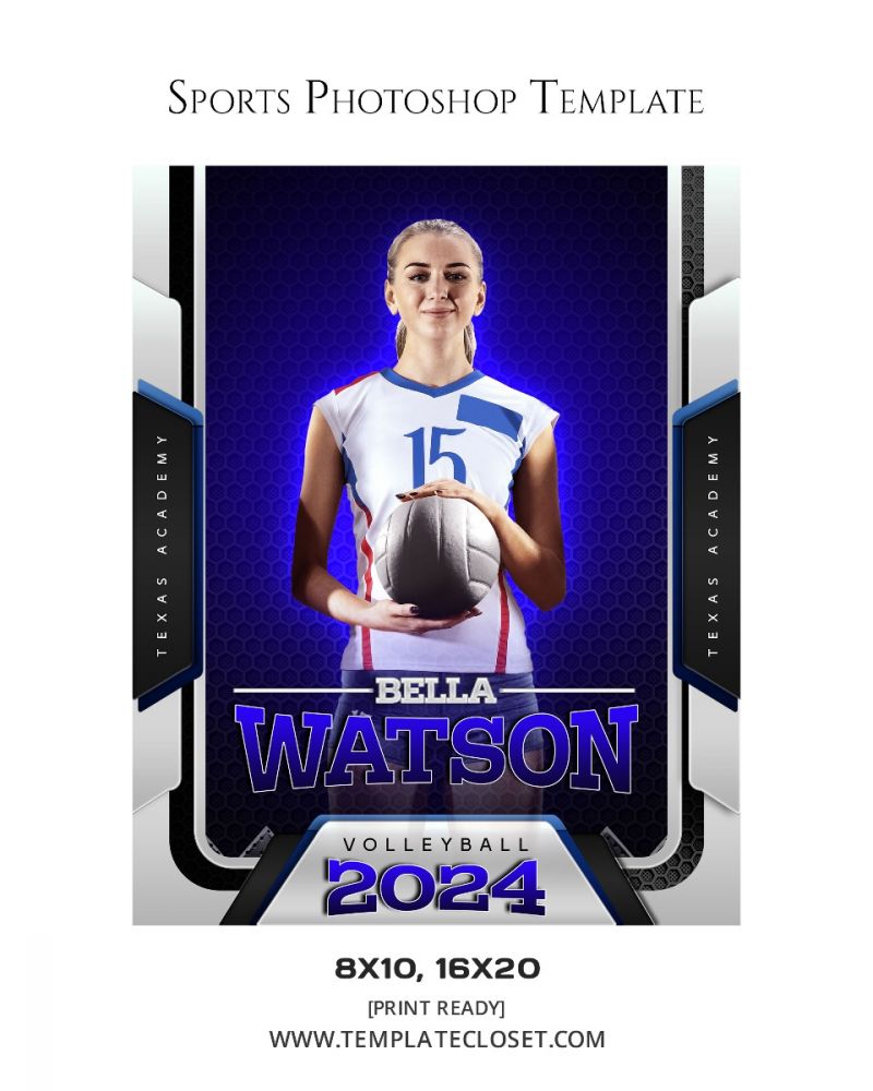 Volleyball - 2024 Texas Academy Photography Template