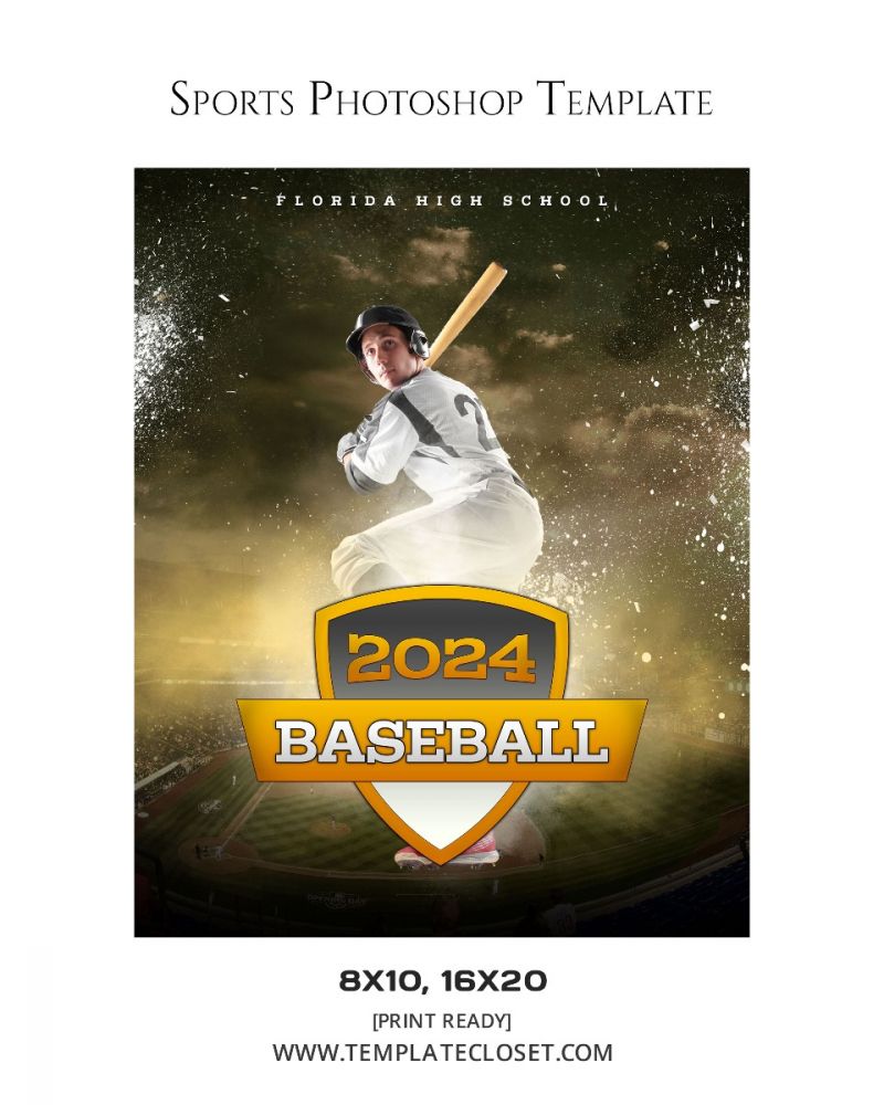 Baseball - Florida High School Photography Template