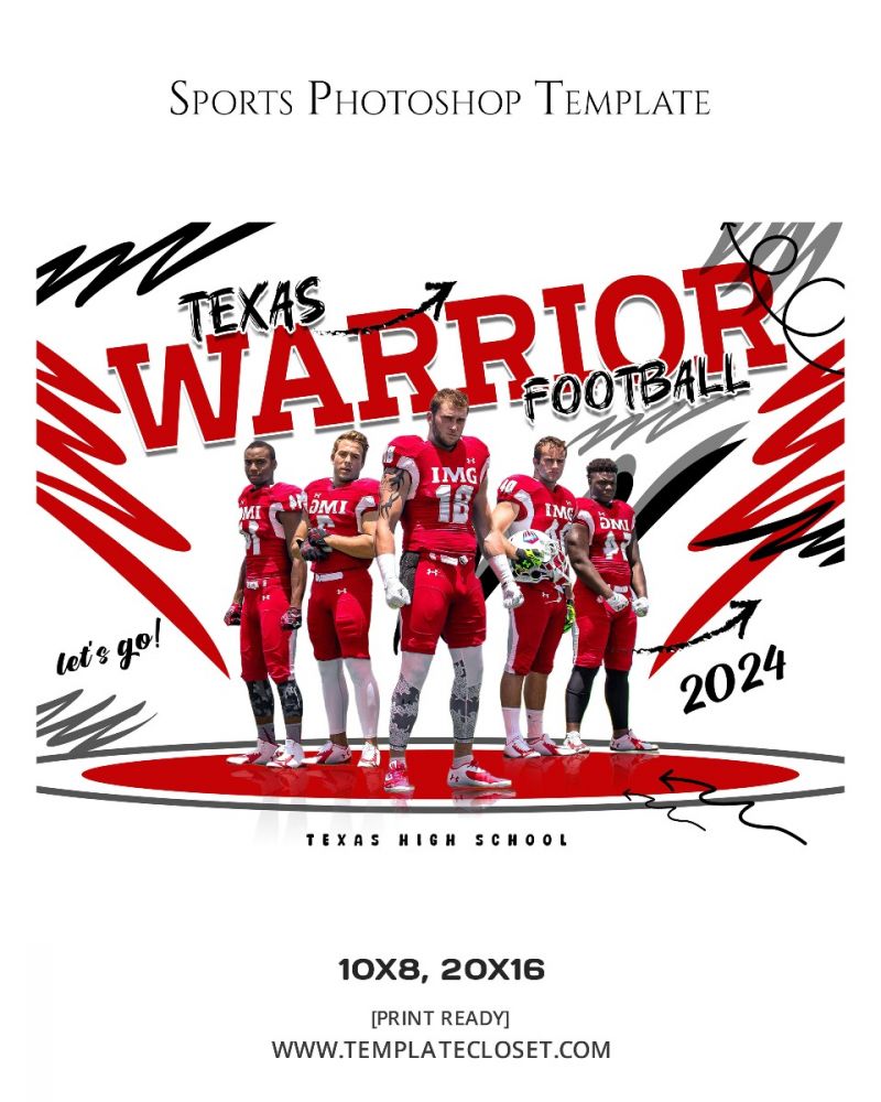 Basketball Sports Photoshop Photography Template