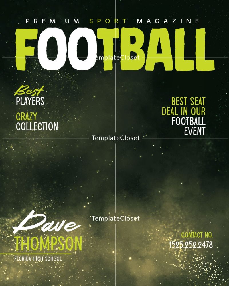 Football Magazine Sports Cover