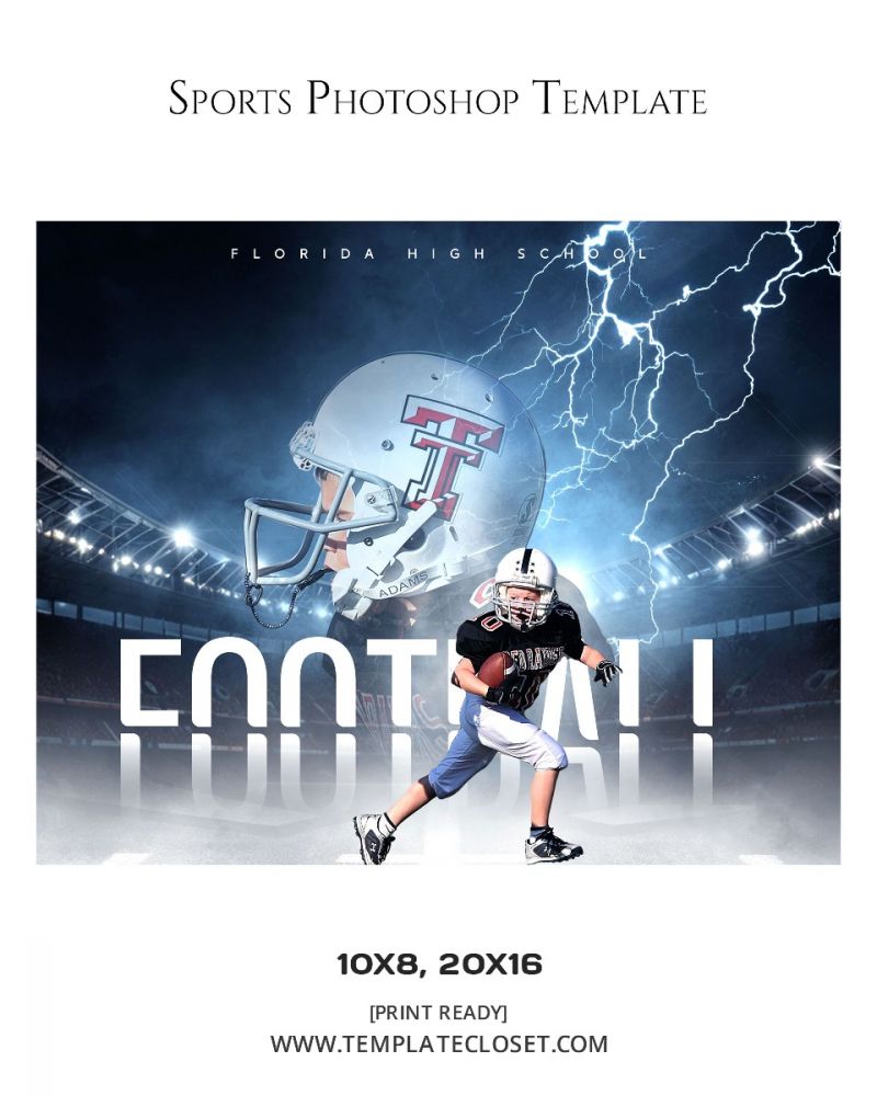 Basketball Sports Photoshop Photography Template