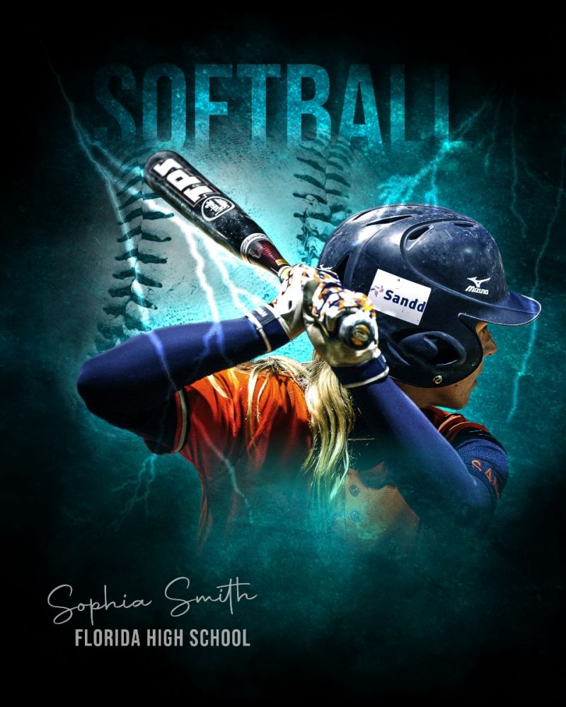 Sofia Smith - Softball Template Photography
