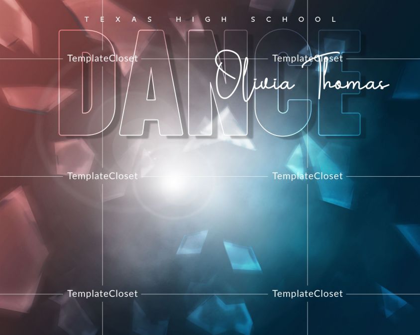 Best Color Effect Dance Digital Photography Template
