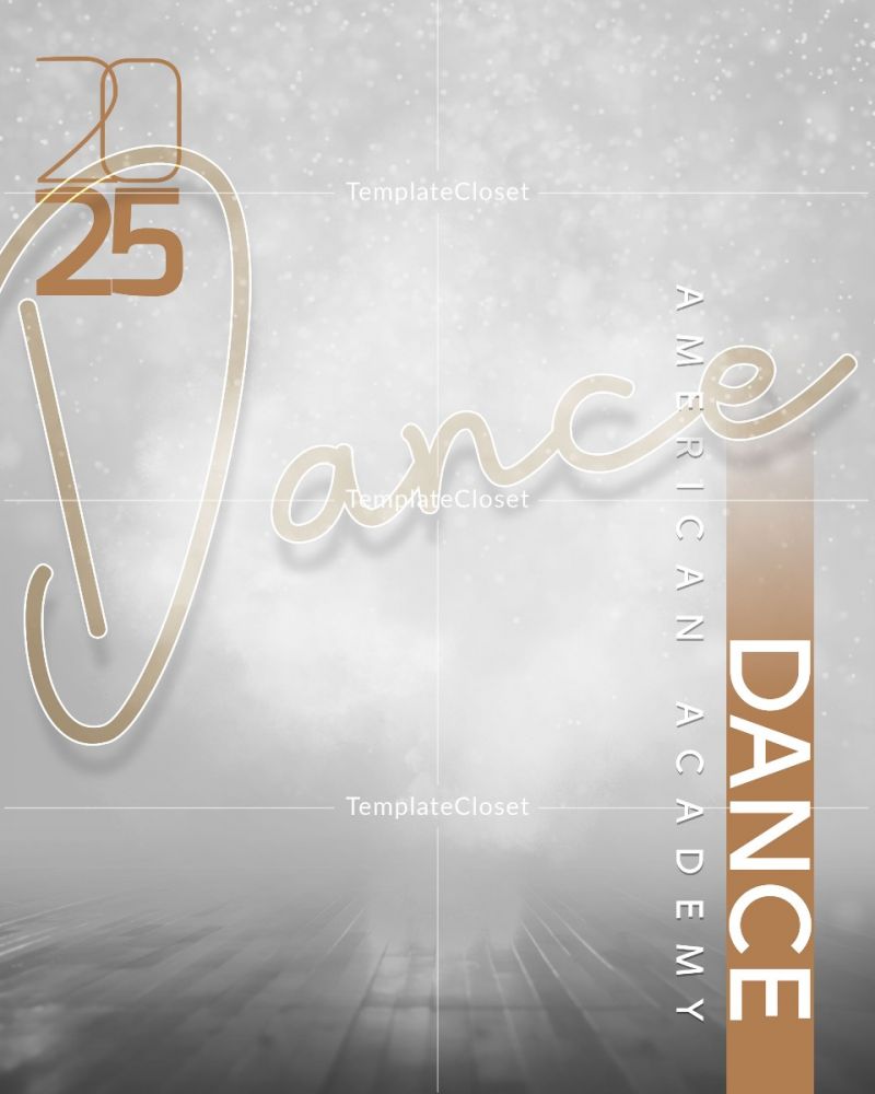 Dance Signature Effect Digital Photography Template