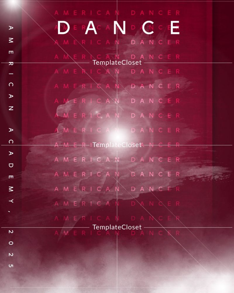Dance American Academy Digital Photography Poster