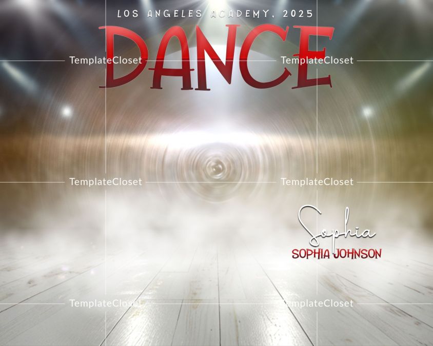 Sophia Johnson - Dance Digital Customized Photography Poster