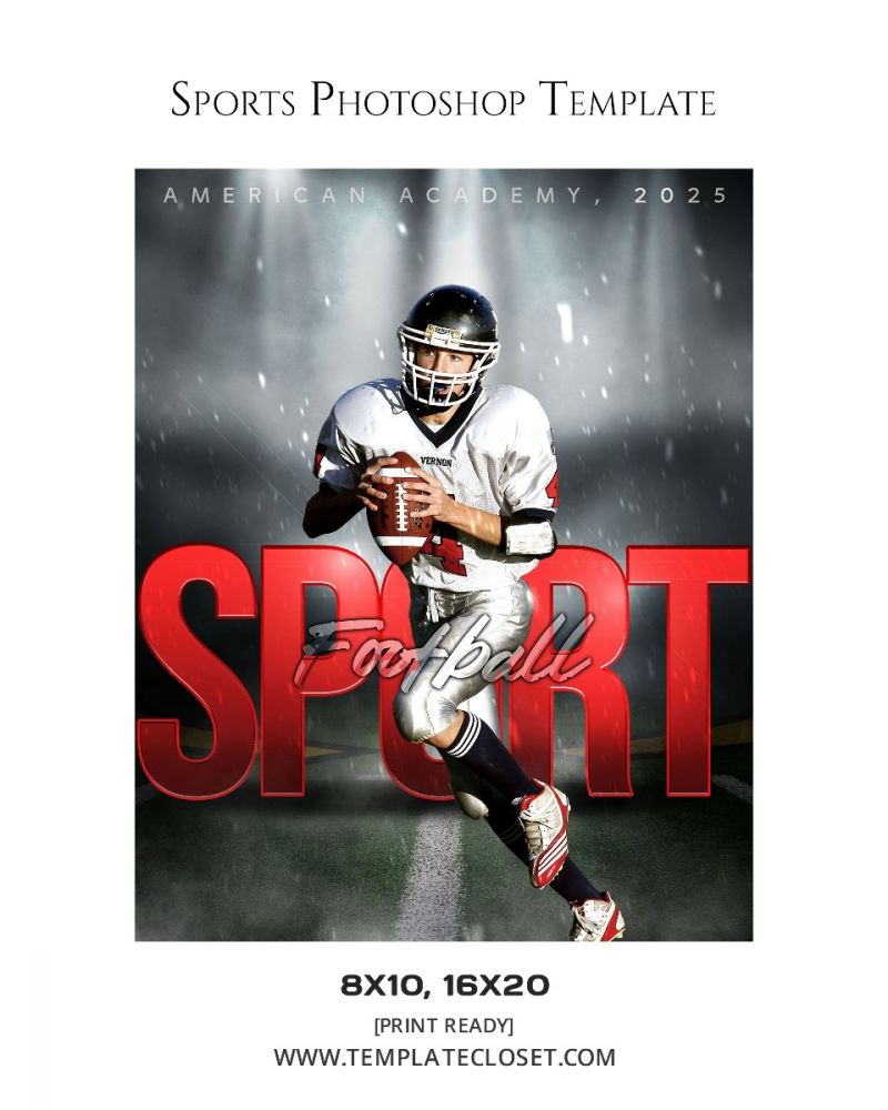 Basketball Sports Photoshop Photography Template