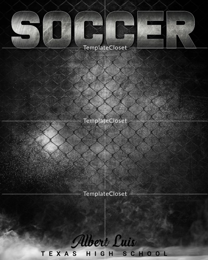 Soccer Sports Template Photography
