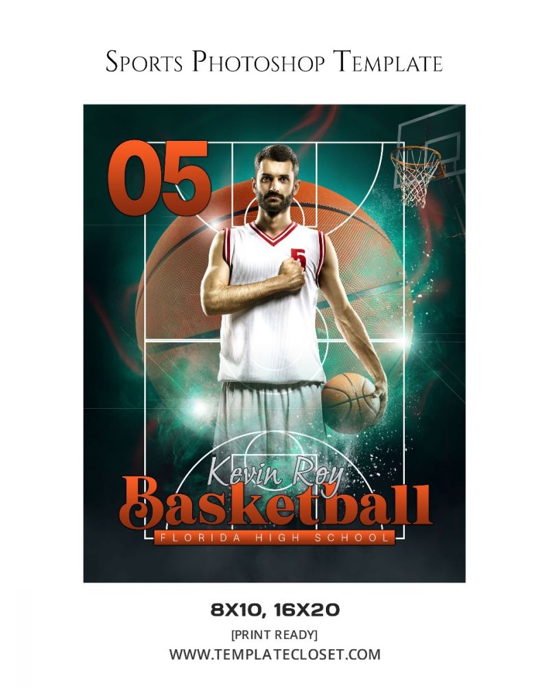 Best Basketball Multi Color And Multi Layer Sports Photography Template