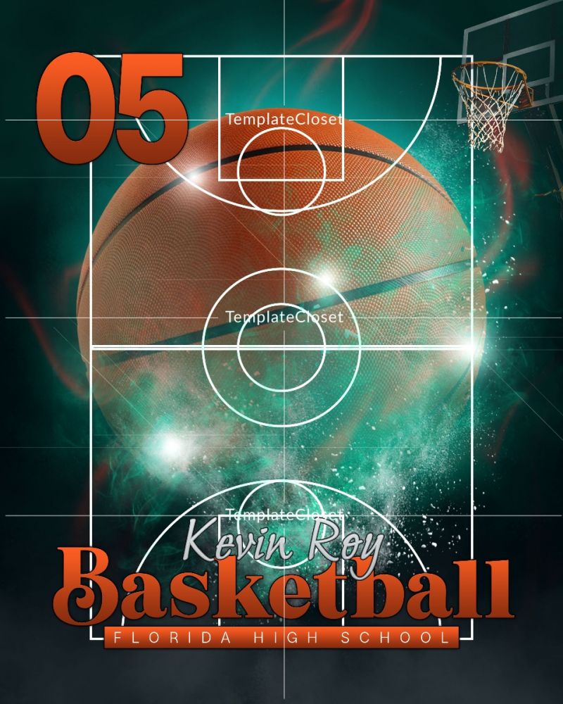 Basketball Game Day Photography Poster
