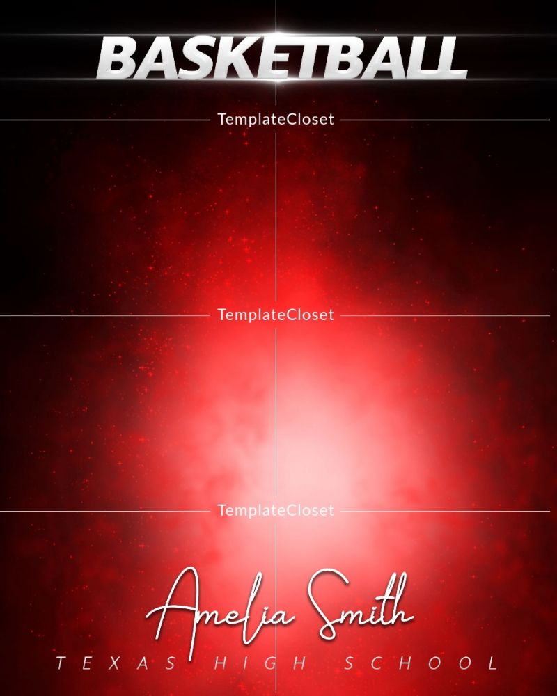 Basketball Game Day Photography Poster