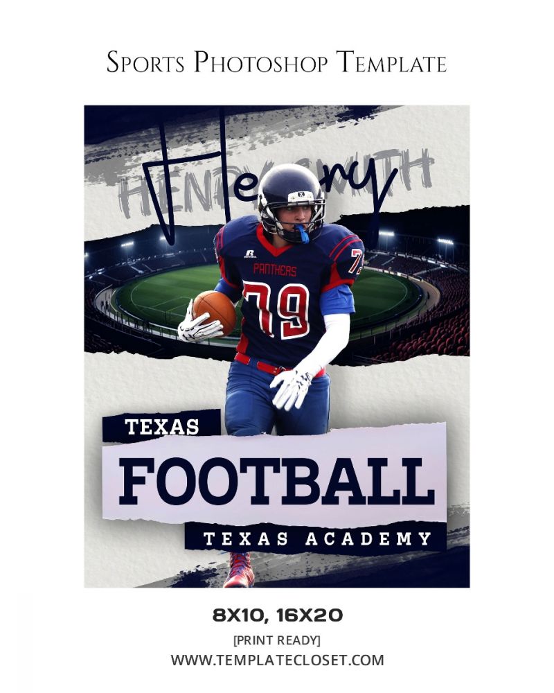 Basketball Sports Photoshop Photography Template