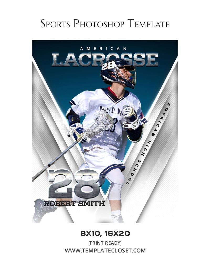 Robert Smith - Lacrosse Enliven Effect Sports Photography Template