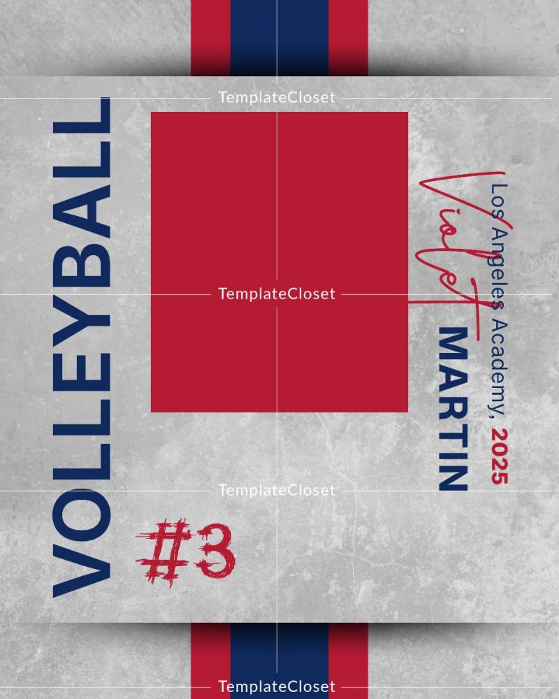Volleyball Light Effect Photoshop Layered Photography Template