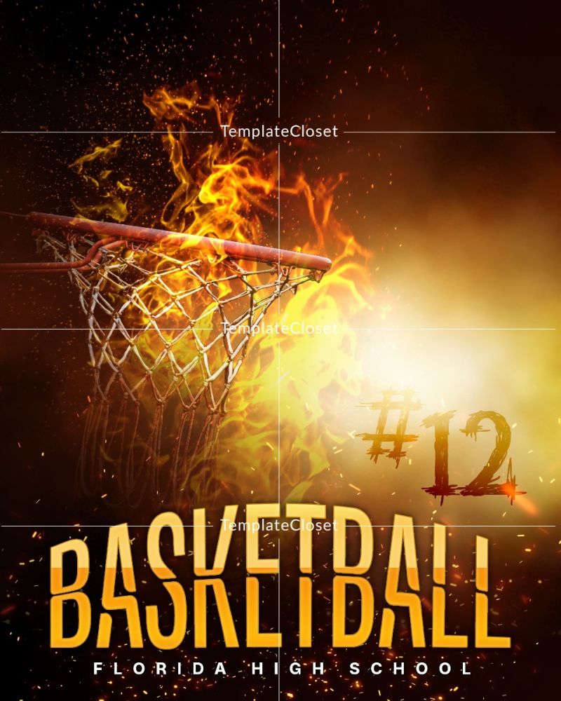 Basketball Game Day Photography Poster