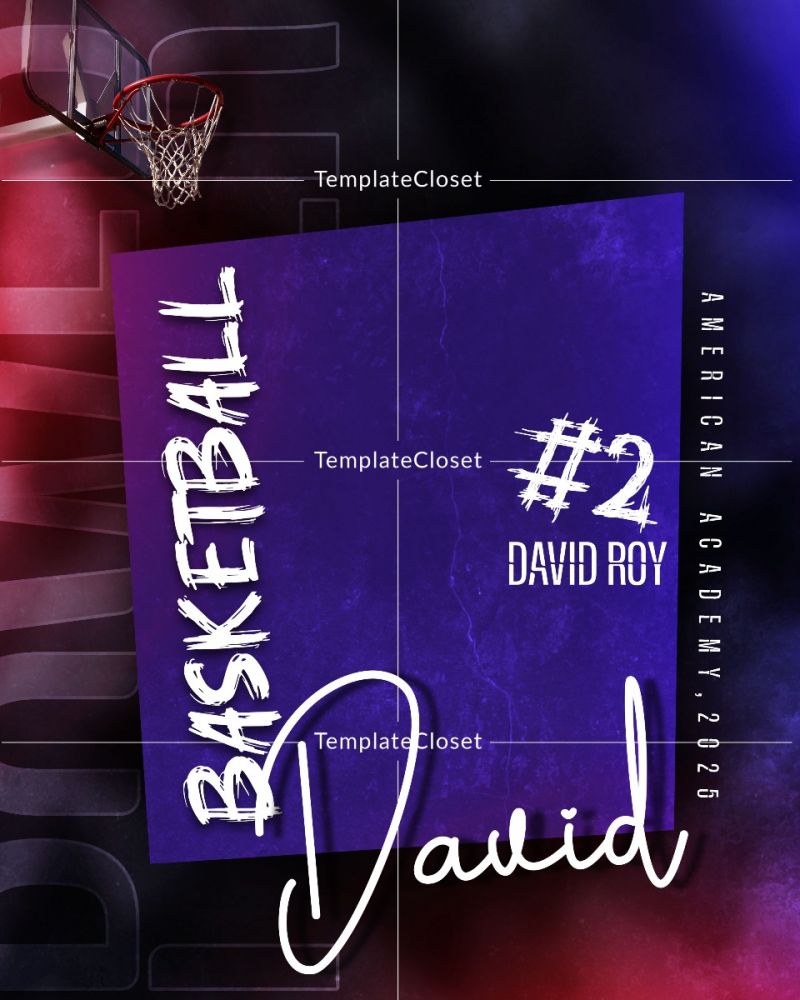 Basketball Game Day Photography Poster