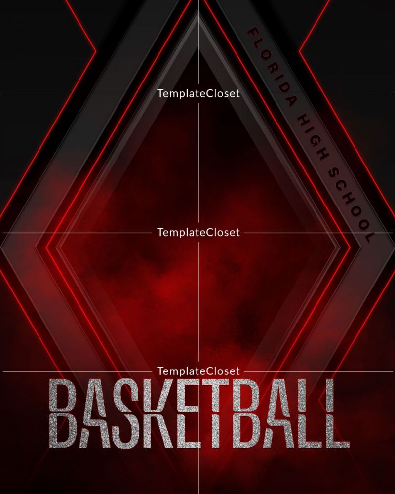 Basketball Game Day Photography Poster