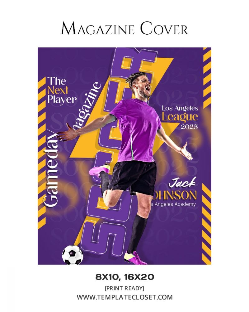 Soccer - Gameday Sports Magazine Cover
