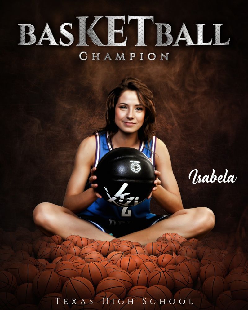 Isabela - Basketball Theme Sports Photography Template