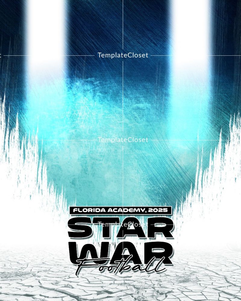Football - Star War Customized Photography Template