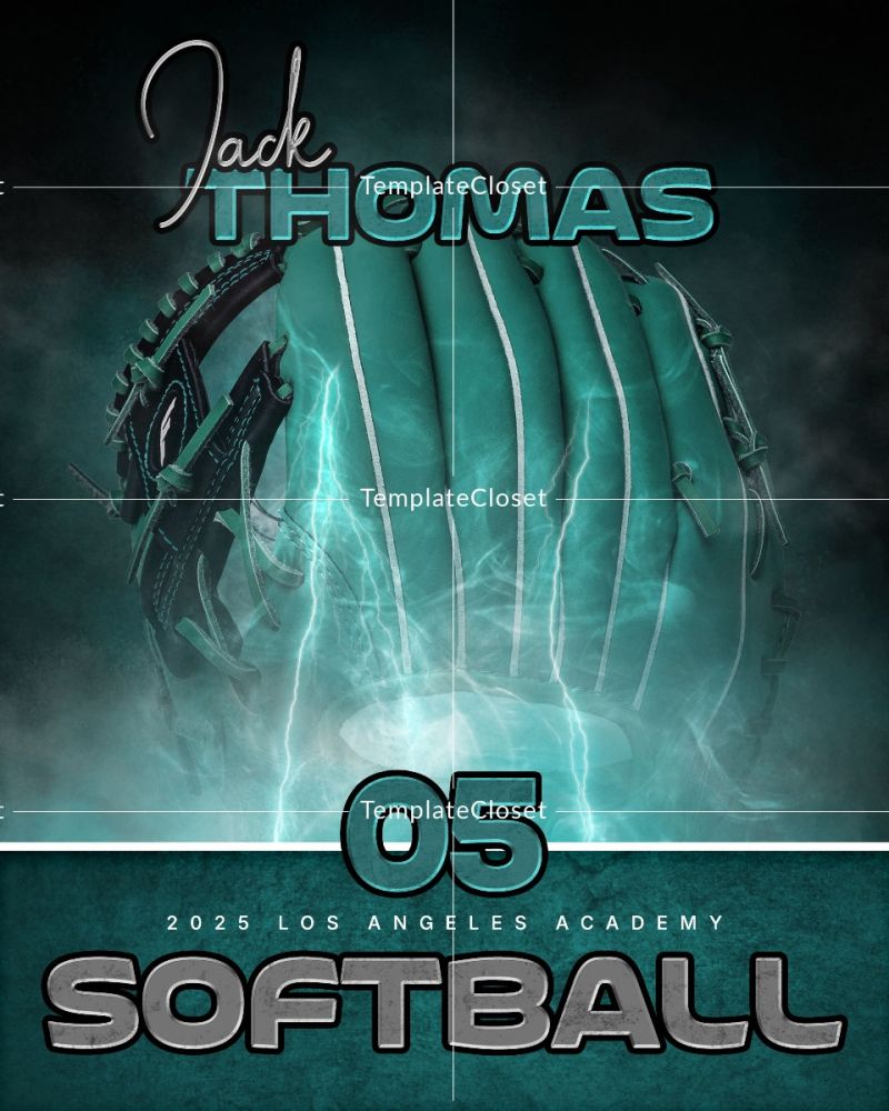 Jack Thomas - Softball Enliven Effect Sport Photography Template