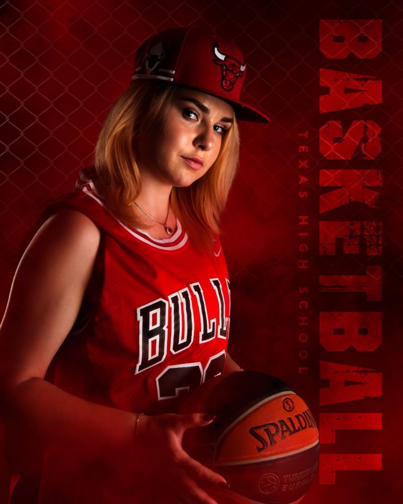Basketball Sports Enliven Effect Photography Template