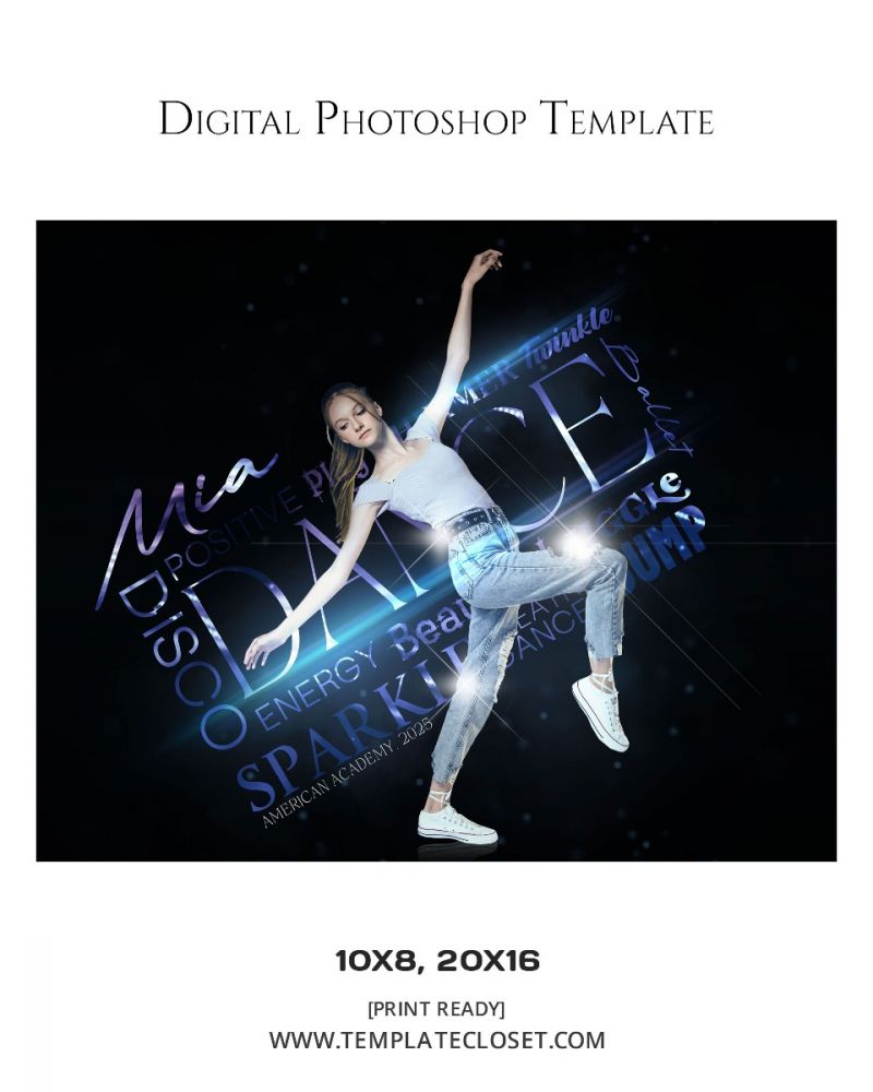 Baseball Florida High School Signature Effect Sport Photography Template