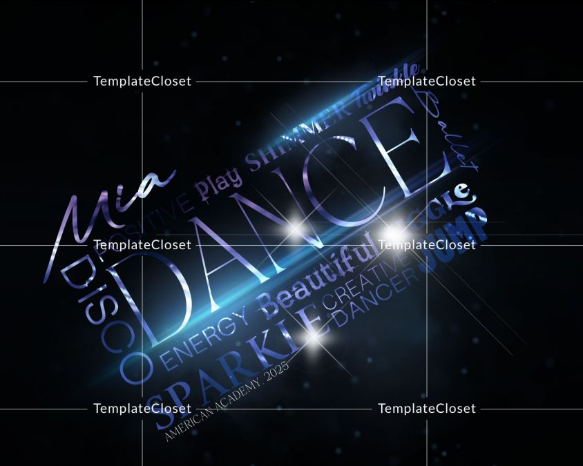 Mia - Senior Sparkling Customized Photography Template