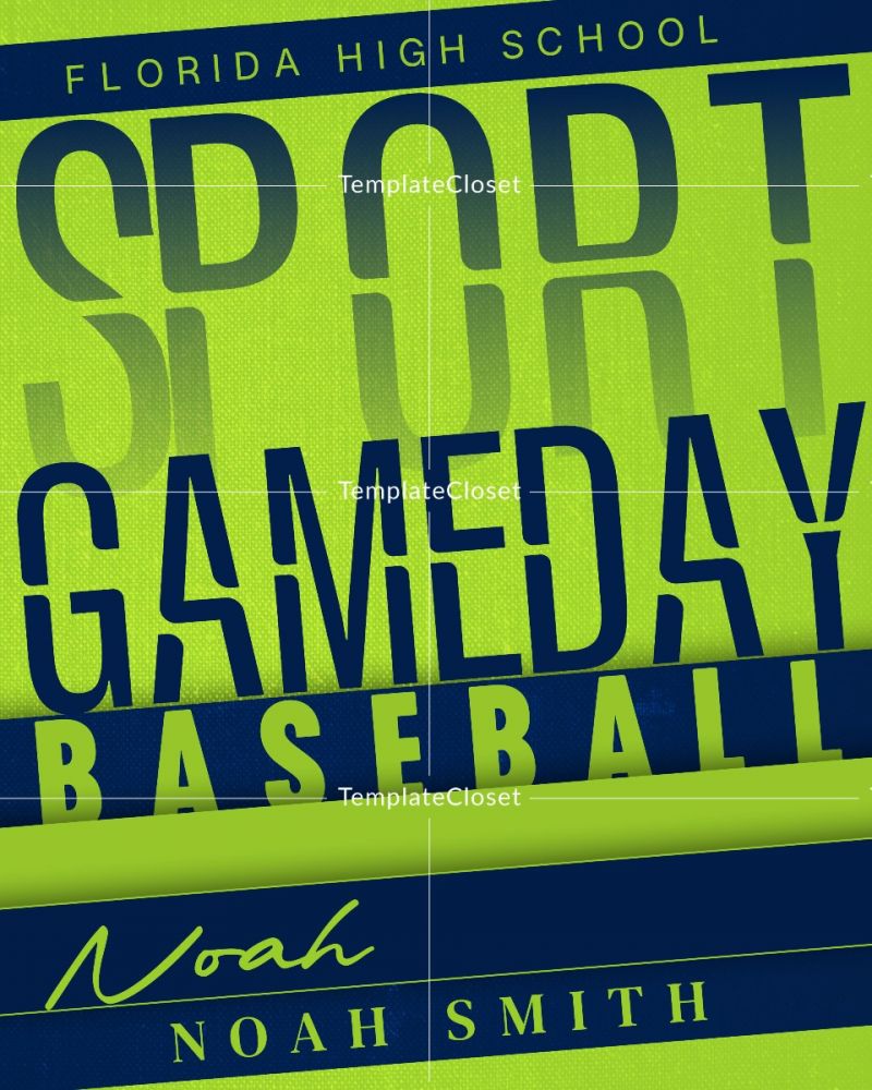 Baseball Kid Championship Sport Photography Template