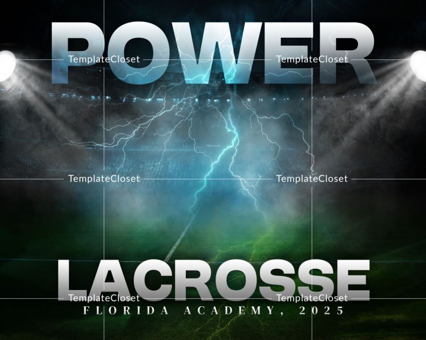 Lacrosse Team Power Sports Photography Template