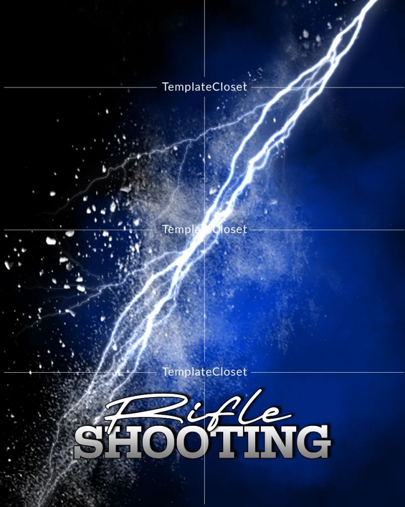 Rifle Shooting Memory Mate Sport Photography Template