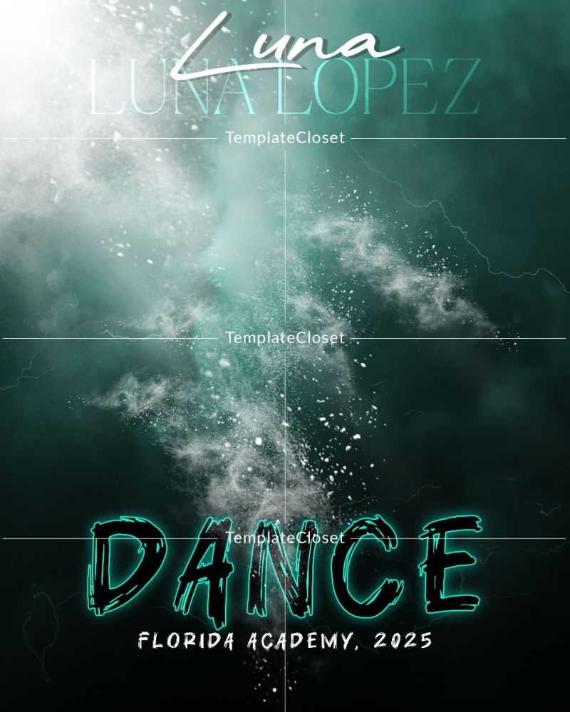 Luna Lopez - Dance Customized Digital Photography Template