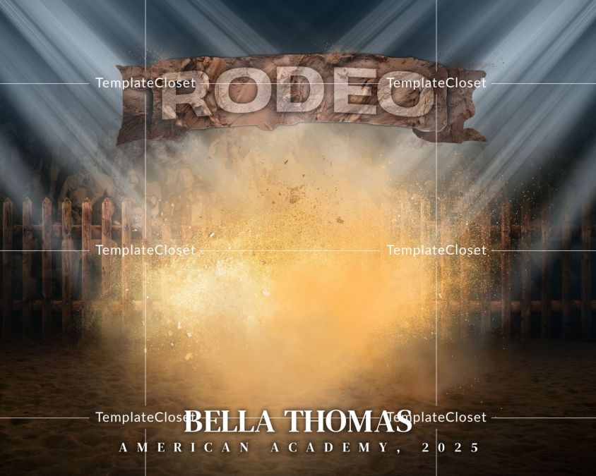 Bella Thomas - Rodeo Enliven Effect Customized Photography Template