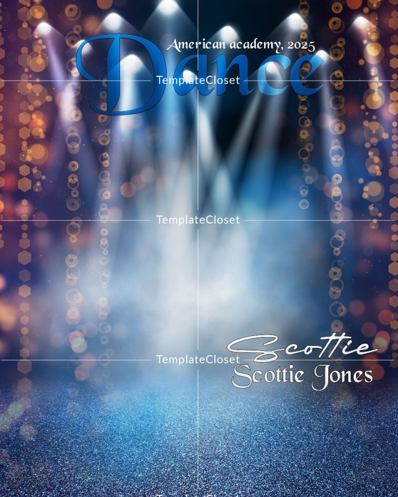 Best 3D Dance Digital Customized Photography Template