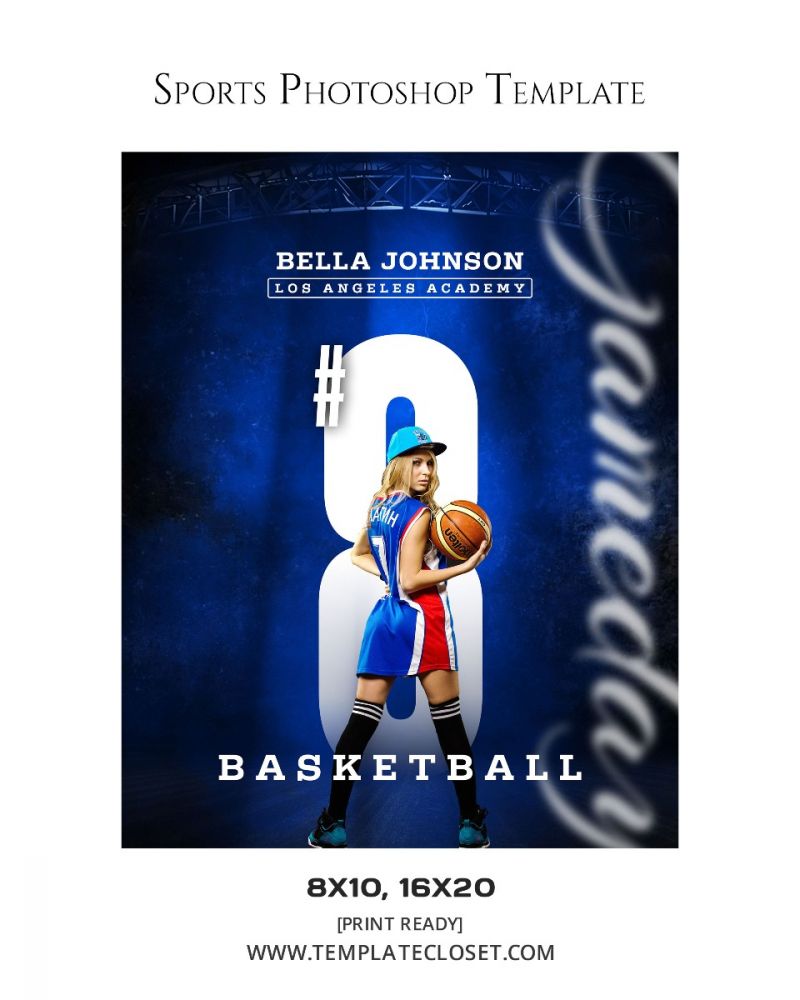 Basketball Mini Effect Customized Photography Template