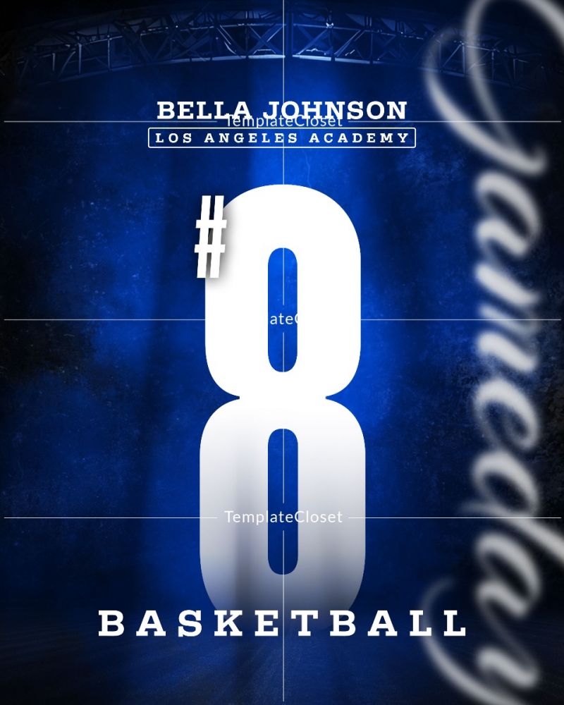 Basketball Mini Effect Customized Photography Template