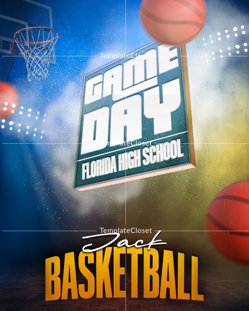 Best Basketball Color Effect Photography Poster