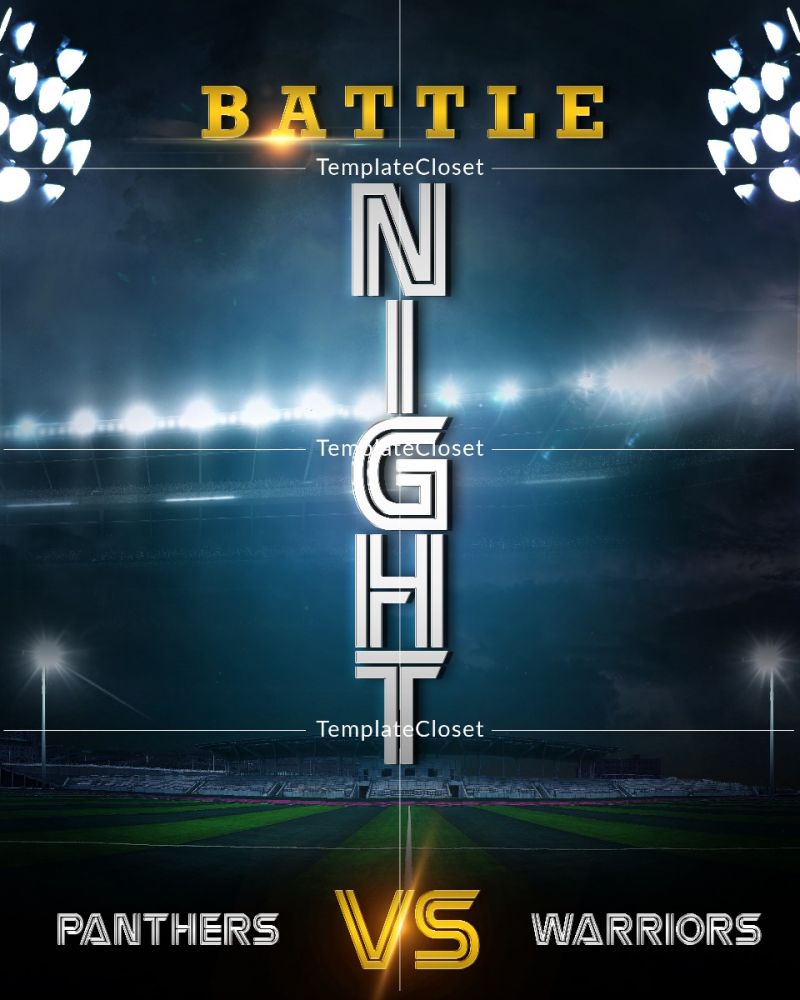 Football Battle Night Template