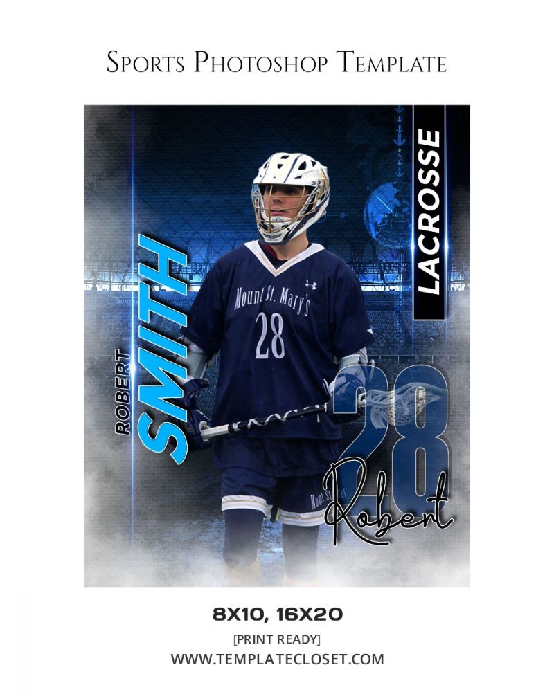Lacrosse Signature Effect Customized Photography Poster