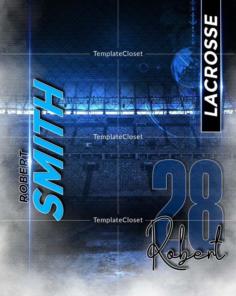 Lacrosse Signature Effect Customized Photography Poster