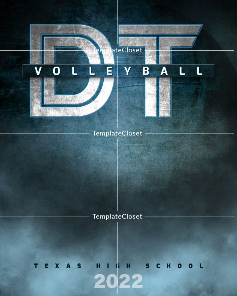 Volleyball Team Template with Enliven Effect