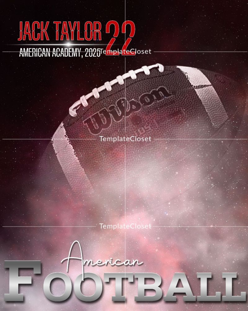Jack Taylor - American Football Memory Mate Sport Photography Template