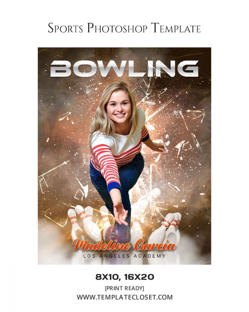 Bowling Glass Effect Customized Photography Template