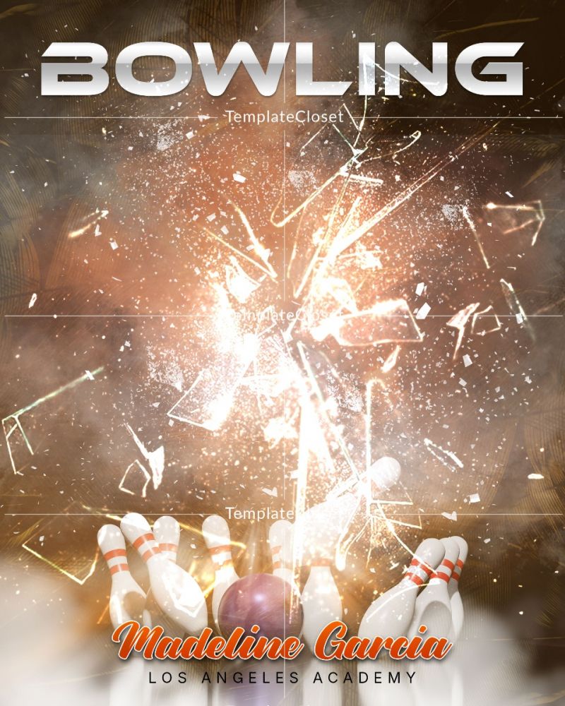Bowling Glass Effect Customized Photography Template