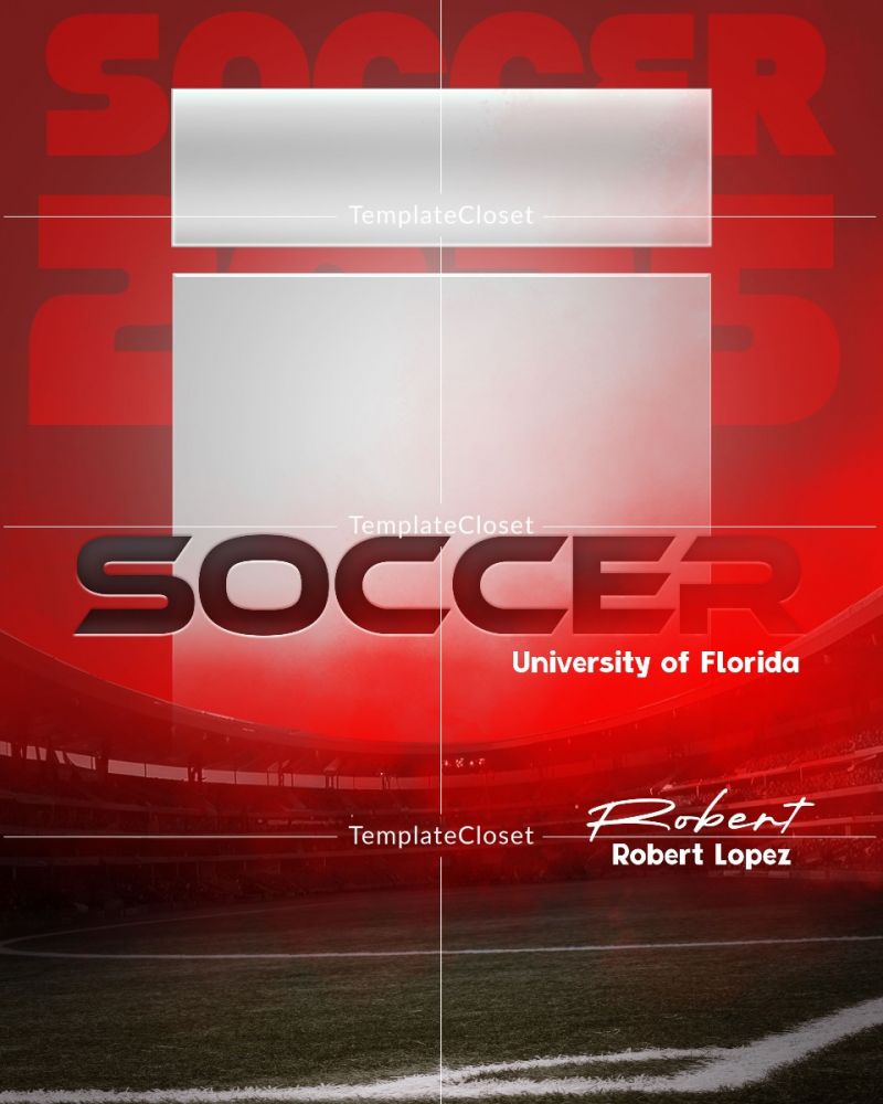 Soccer Memory Mate Customized Photography Poster